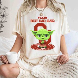 Yoda Best Dad Ever Oklahoma Sooners T-Shirt