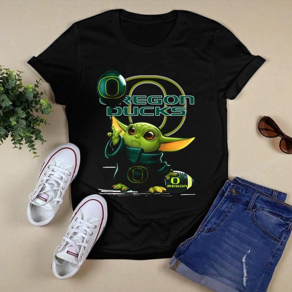 Yoda Oregon Ducks Football Mascot T Shirt 1