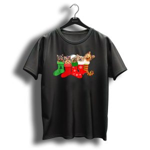 Yorkie Dog Lovers Christmas Stocking Cute Funny T-Shirt