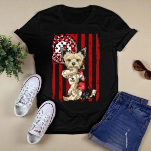 Yorkshire Terrier I Love Mom Alabama Crimson Tide T Shirt