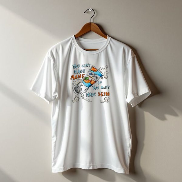 You Cant Have Acne If You Dont Have Skin Funny Halloween Skeleton Tee T Shirt t shirt 1