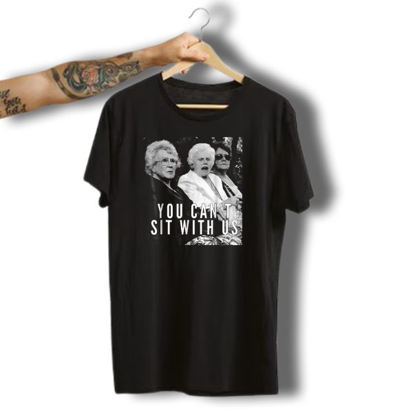 You Cant Sit With Us Halloween Funny Granny Trio T Shirt t shirt 1