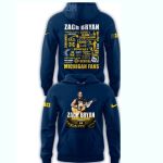 Zach Bryan X Michigan Wolverines Tour 2025 All Over Print Hoodie