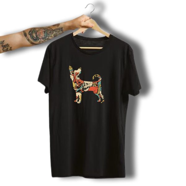 Zombie Chihuahua Skull Halloween Funny Cute Costume T Shirt t shirt 1