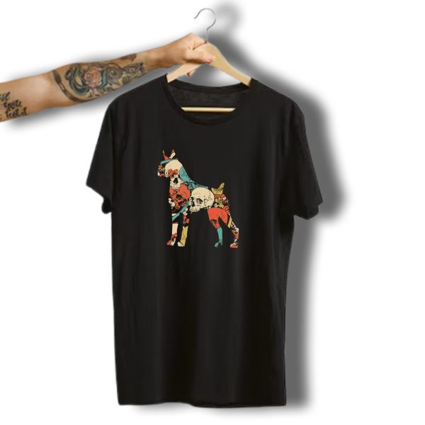 Zombie Great Dane Skull Halloween Funny Cute Costume Dog Skulls T Shirt t shirt 1