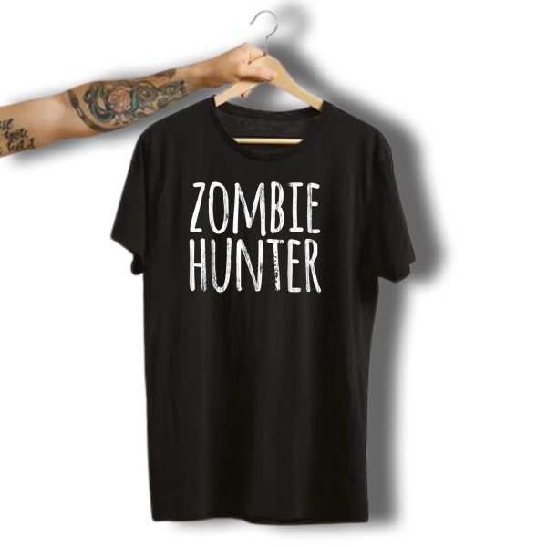 Zombie Hunter Halloween Costume Funny Joke T Shirt t shirt 1