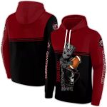 Personalized South Carolina Gamecocks Baby Groot All-Over Print Hoodie