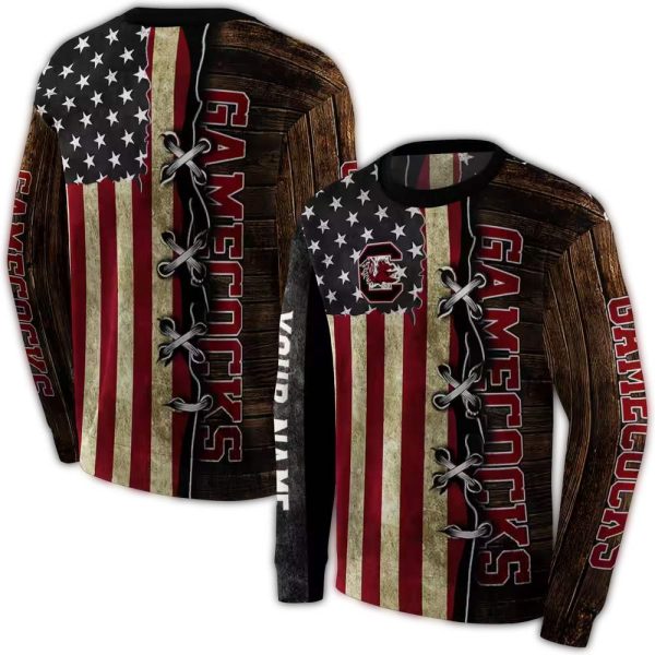customized south carolina gamecocks american pride hoodie premium grade 1