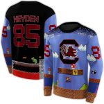 Personalized South Carolina Gamecocks Mario All-Over Print Sweatshirt
