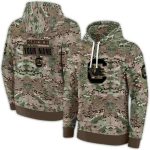 Personalized South Carolina Gamecocks Military Style All-Over Print Hoodie