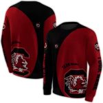 Personalized South Carolina Gamecocks Minimalist All-Over Print Sweatshirt