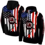 South Carolina Gamecocks American Pride All-Over Print Hoodie