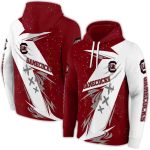 South Carolina Gamecocks Dynamic Slash All-Over Print Hoodie