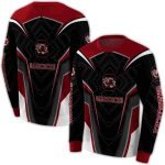 South Carolina Gamecocks Futuristic Pattern All-Over Print Sweatshirt