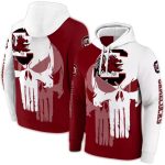 South Carolina Gamecocks Graphic Punisher All-Over Print Hoodie
