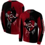 South Carolina Gamecocks Heartbeat Graphic All-Over Print Sweatshirt