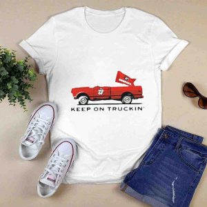 Uga All American Keep On Truckin' Georgia Bulldogs Red Truck Flag T Shirt
